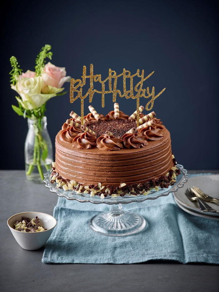 Patisserie Valerie's handmade Happy Birthday Cake Toppers cake delivery