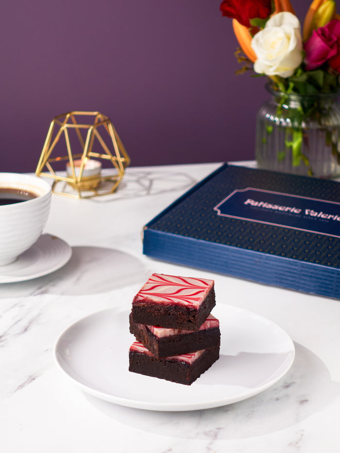Thank You Chocolate Fudge Brownies Gift Box - Patisserie Valerie