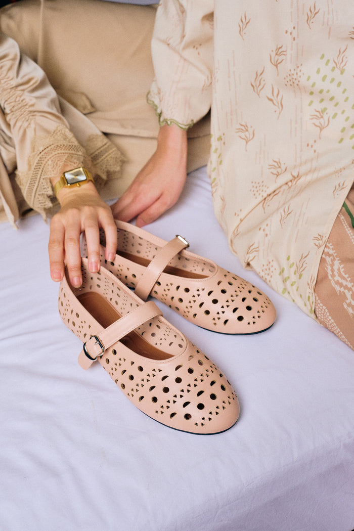 Harper Ballerina & Flats (Nude)