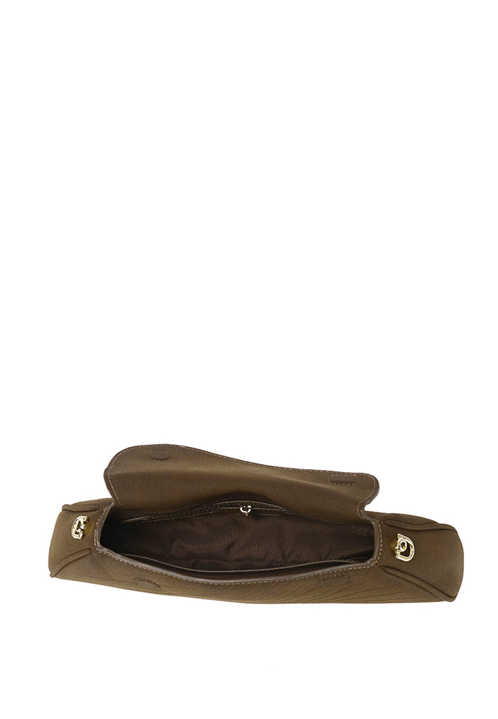 Hattie Flap Shoulder Bag (Coffee)