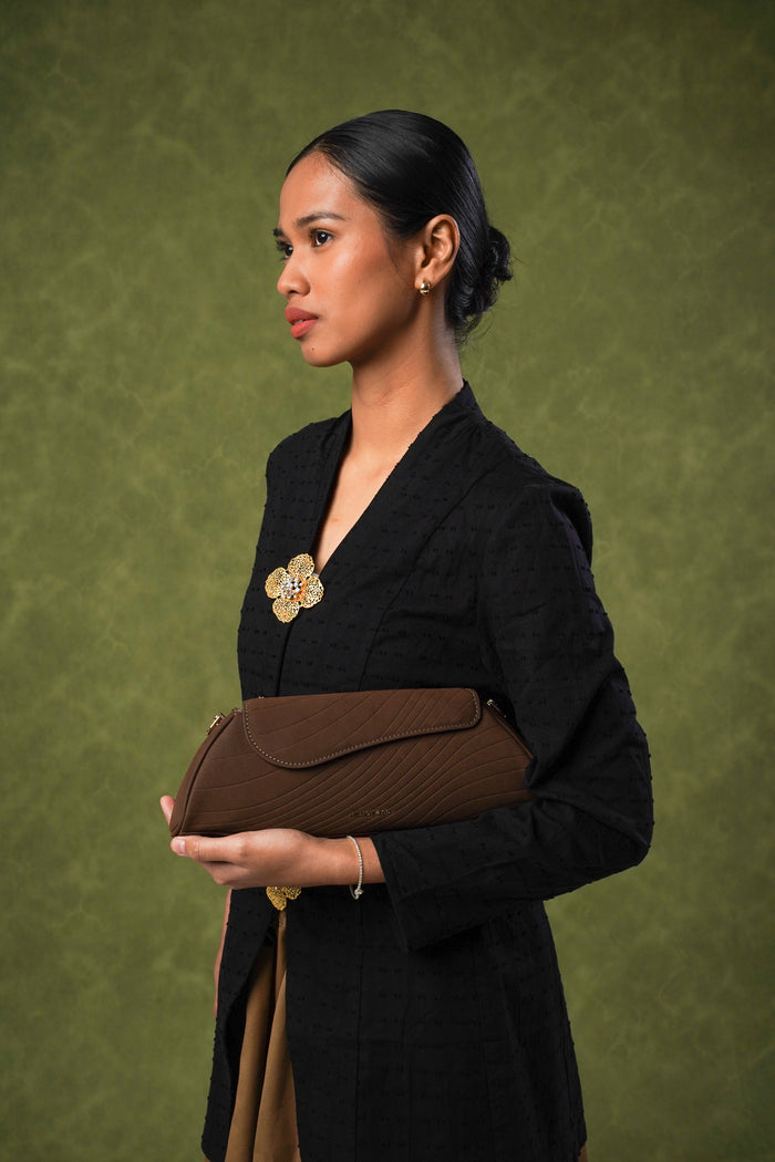 Hattie Flap Shoulder Bag (Coffee)