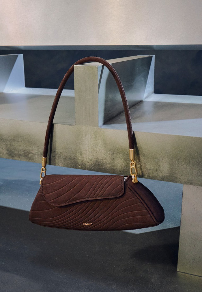 Hattie Flap Shoulder Bag (Espresso)