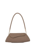 Hattie Flap Shoulder Bag (Taupe)