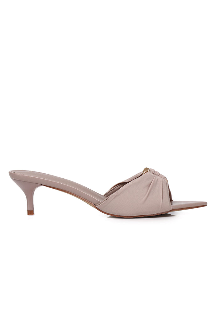 Hazeera Buckle Heels (Nude)