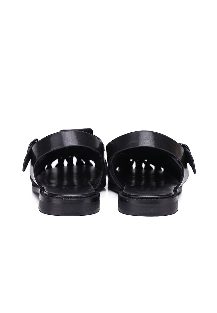 Hazel Fisherman Sandals (Black)