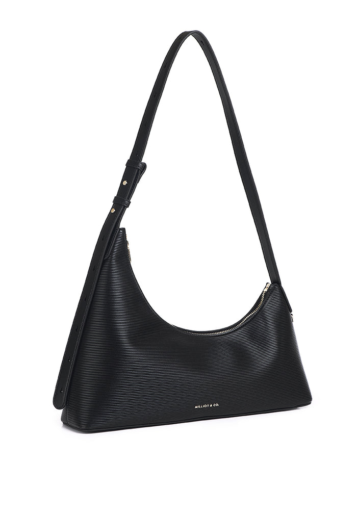 Heather Two-ways Shoulder Bag (Black)