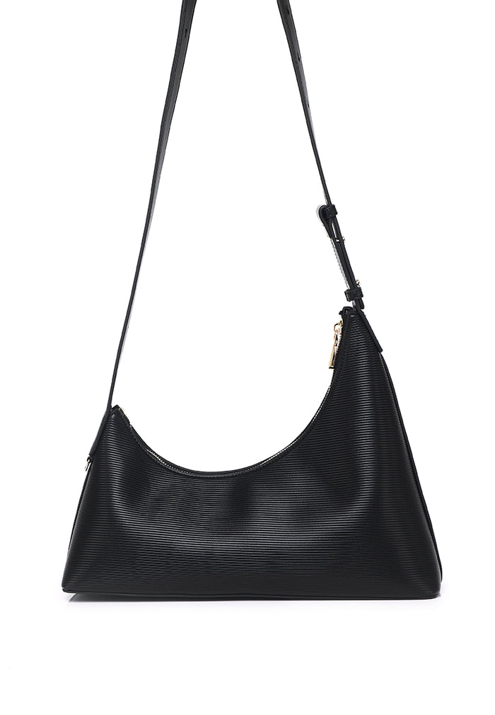 Heather Two-ways Shoulder Bag (Black)