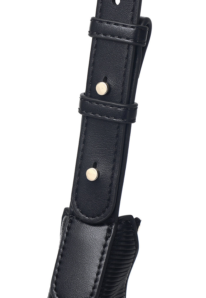 Heather Two-ways Shoulder Bag (Black)