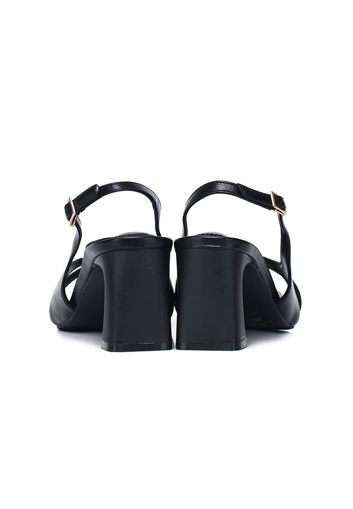 Helen Slingback Heels (Black)