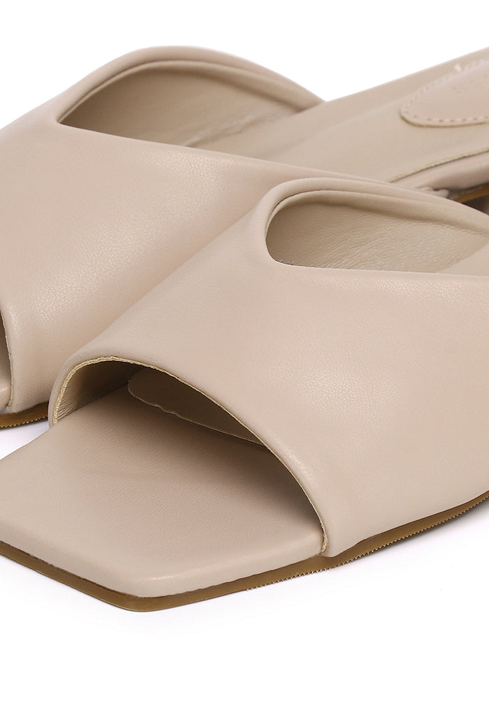 Helisa Slip Ons Sandals (Nude)