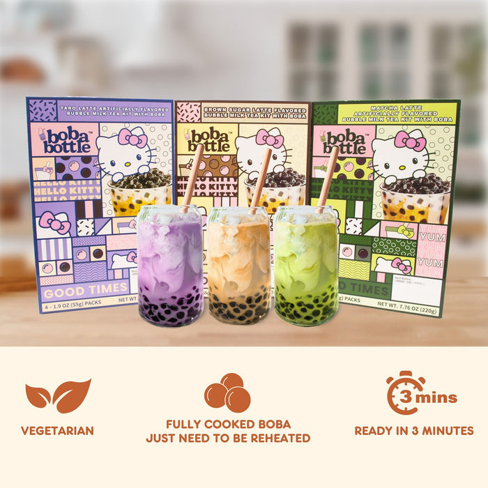 Hello Kitty Boba Kit Bundle - Bold Taste for Busy Days