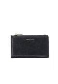 Heya Top-Zip Short Wallet (Black)