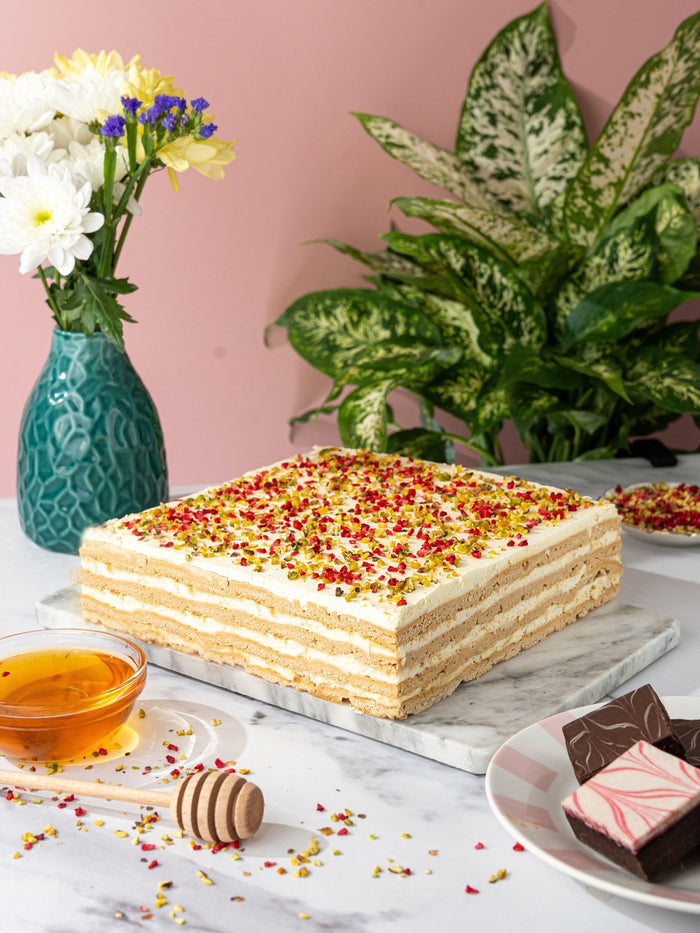 Patisserie Valerie's handmade Honey Cake cake delivery