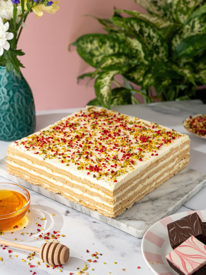 Patisserie Valerie's handmade Honey Cake cake delivery