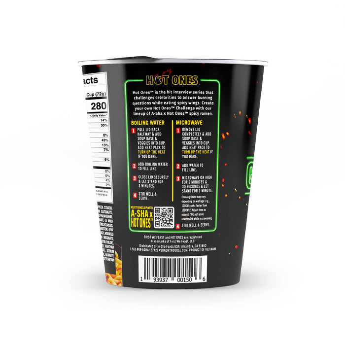 A-Sha x Hot Ones Garlic Chili Noodles - Easy Noodle Night Favorite