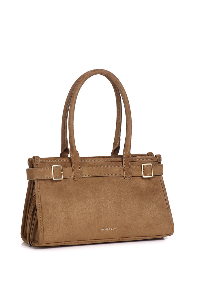 Jordyn Top Handle Bag (Brown)