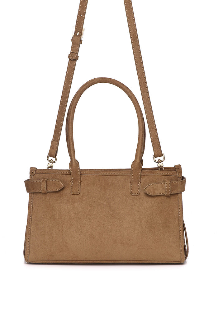 Jordyn Top Handle Bag (Brown)