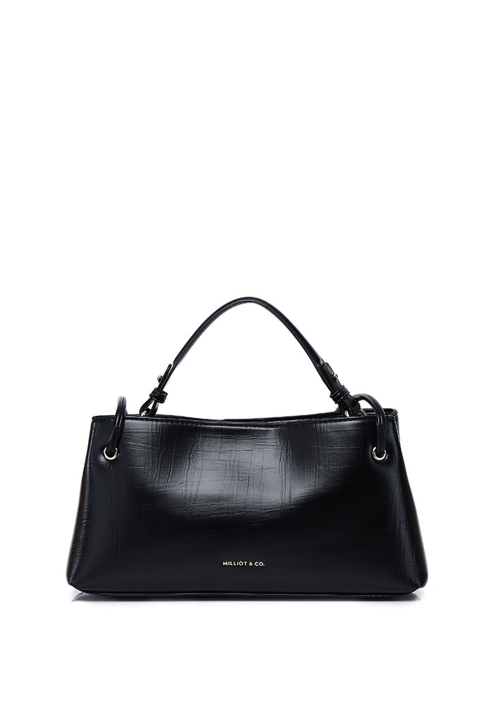 Josie Top Handle Bag with Sling (Black)