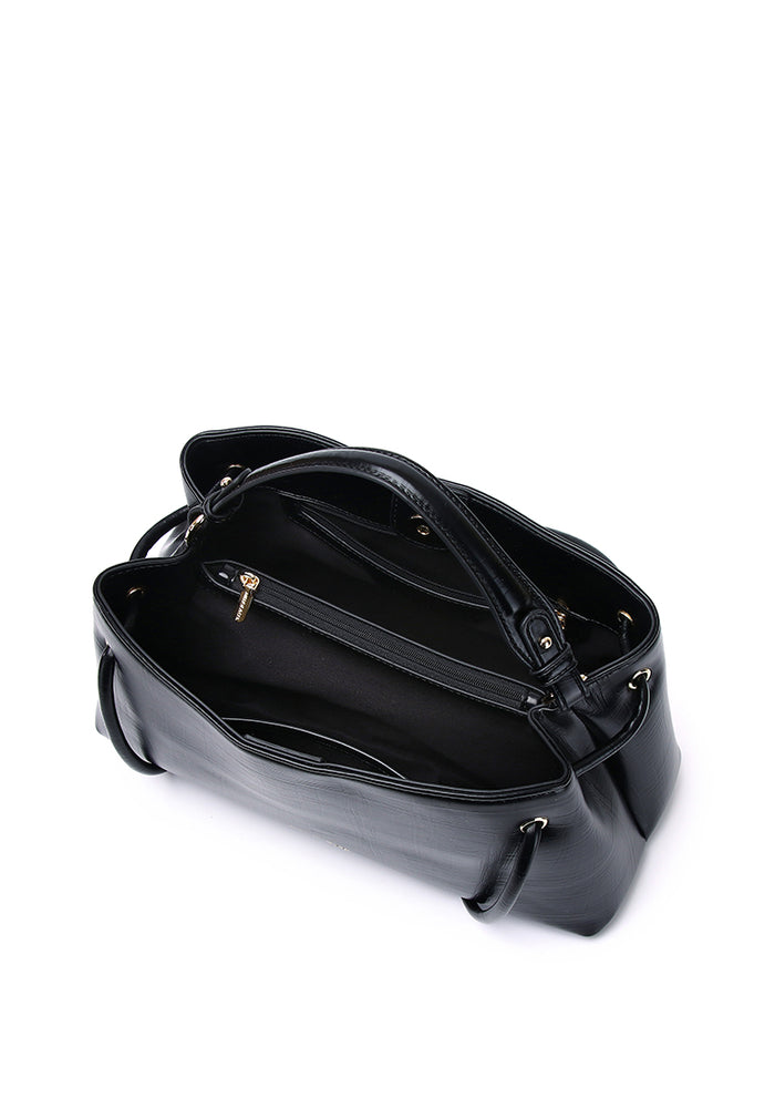 Josie Top Handle Bag with Sling (Black)