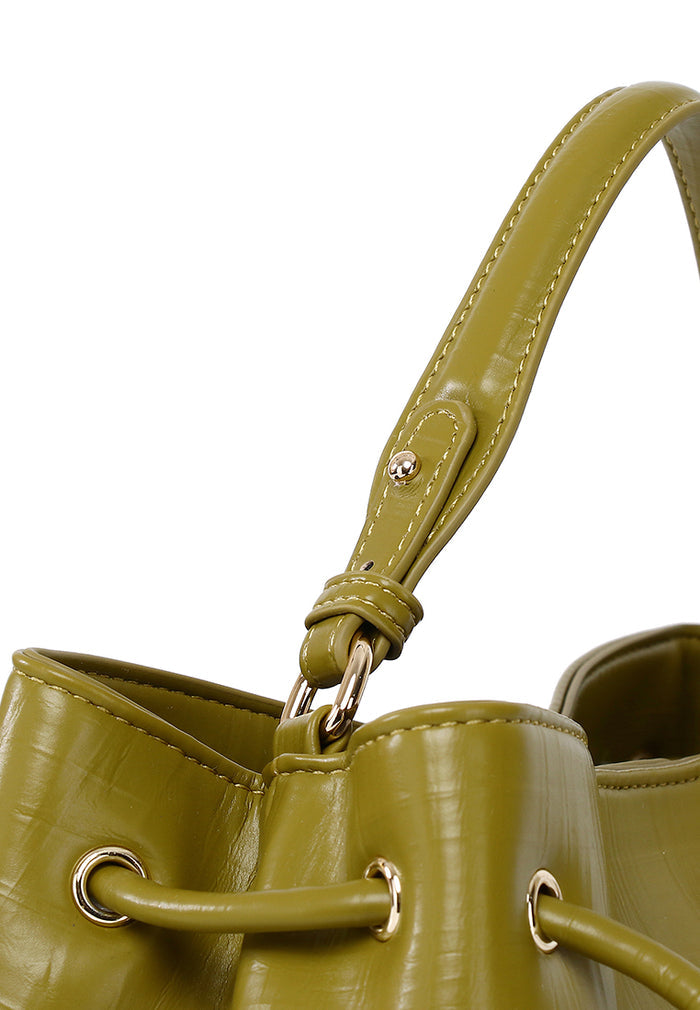 Josie Top Handle Bag with Sling (Olive)