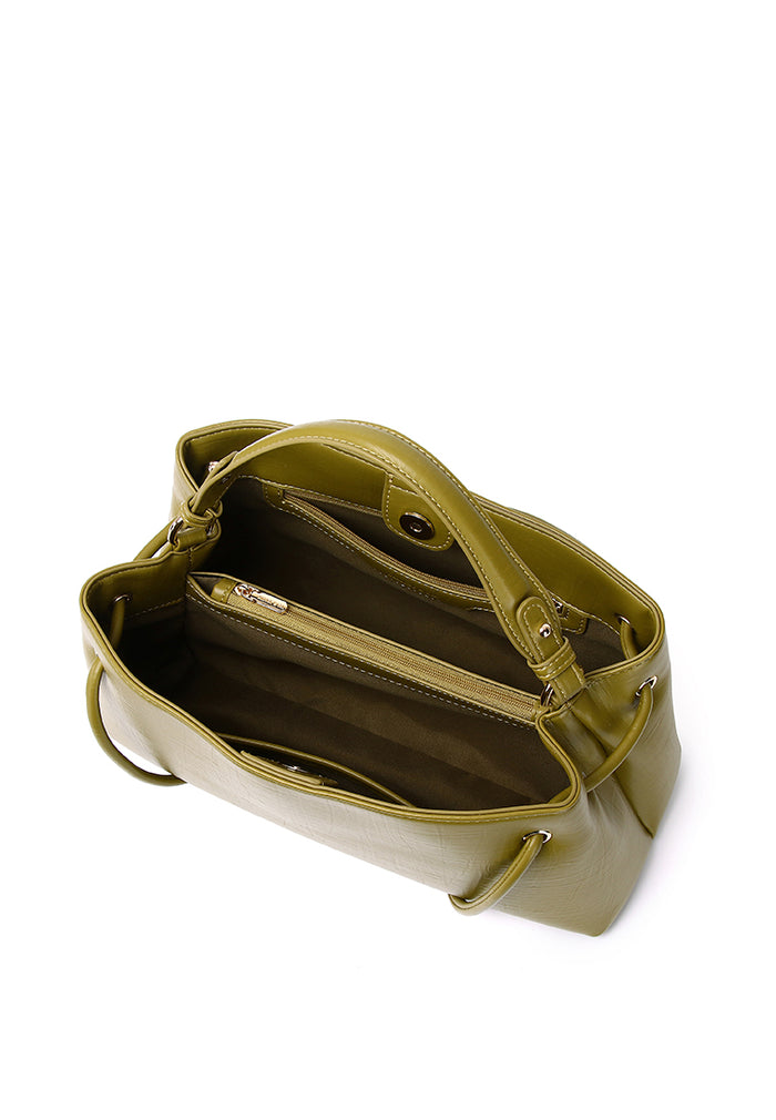 Josie Top Handle Bag with Sling (Olive)