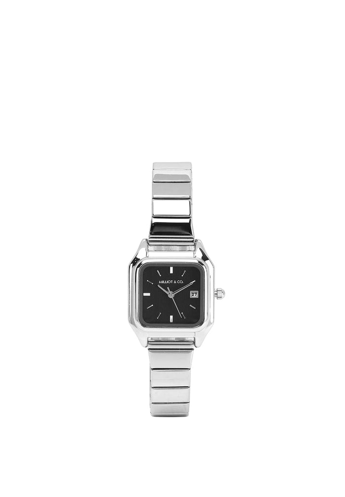 Kaytie Silver Stainless Steel Analog Watches (Silver)