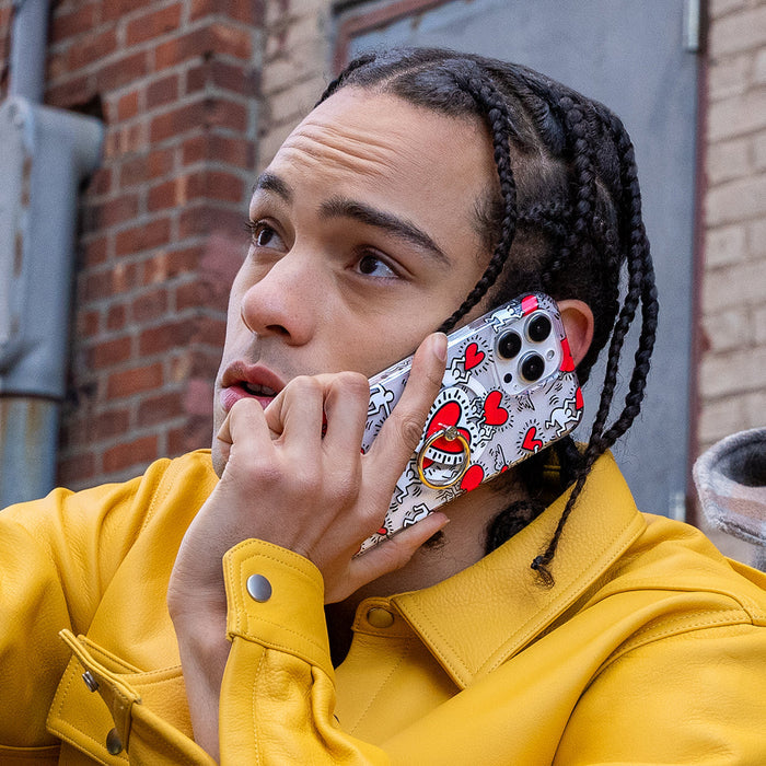 Keith Haring Heart-ist iPhone Case – Stylish Slim Phone Cover