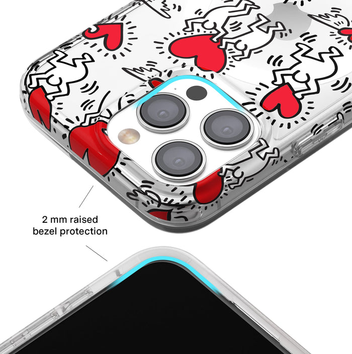 Keith Haring Heart-ist iPhone Case – Stylish Slim Phone Cover