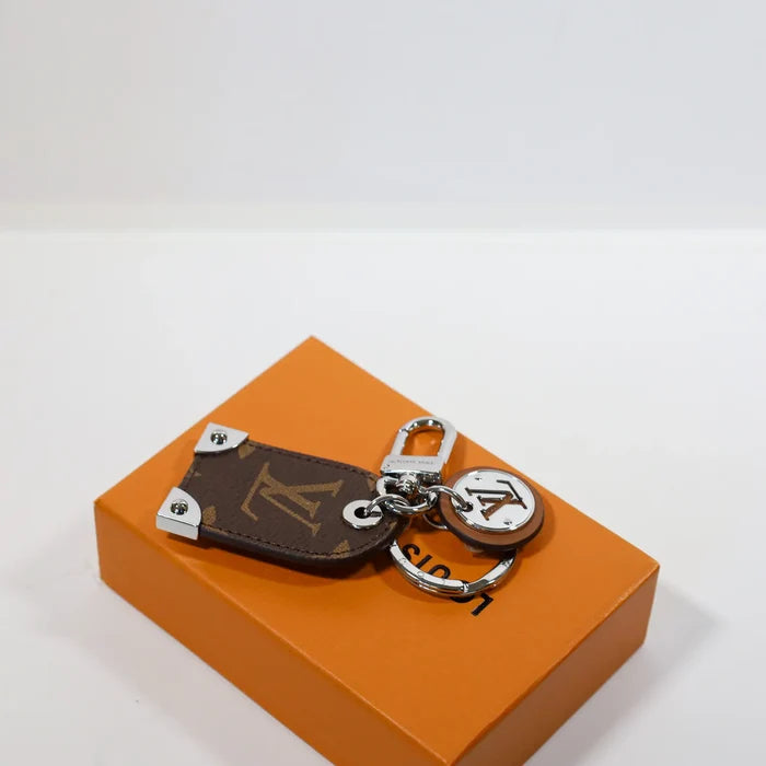 Key Ring Monogram Leather