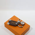 Key Ring Monogram Leather