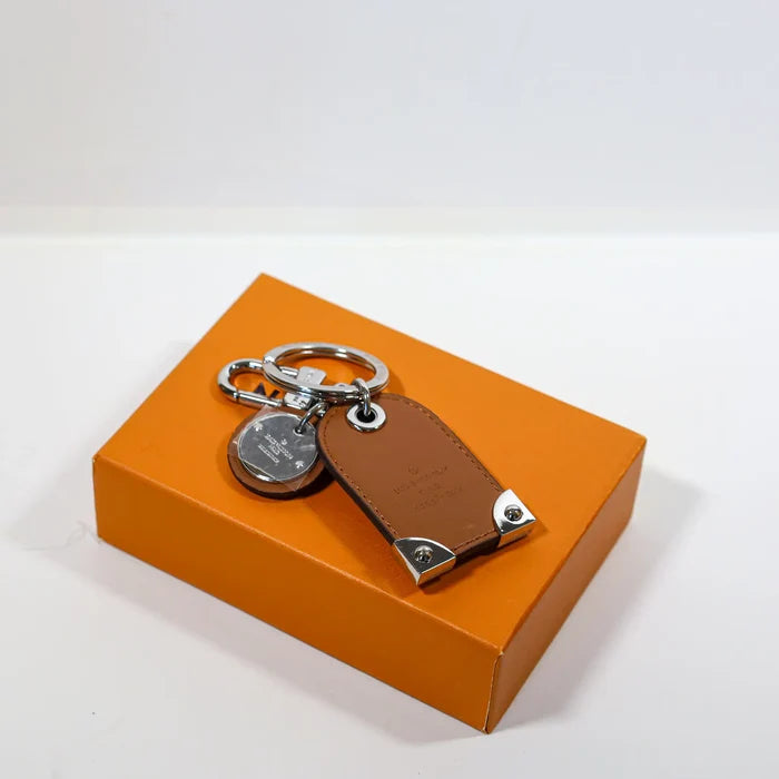 Key Ring Monogram Leather