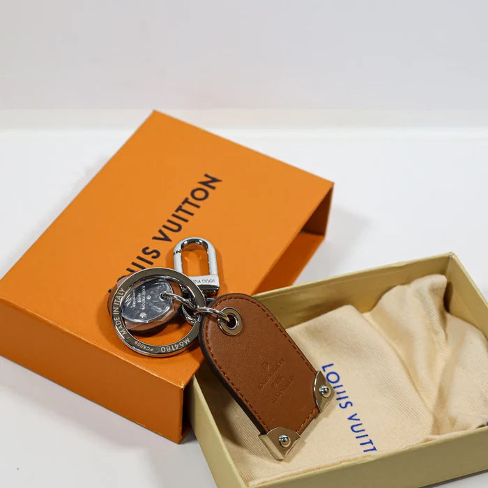 Key Ring Monogram Leather