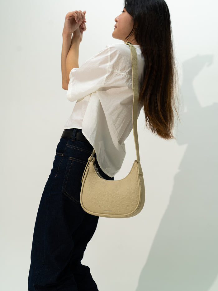 Liz Two-ways Hobo Shoulder (Khaki)