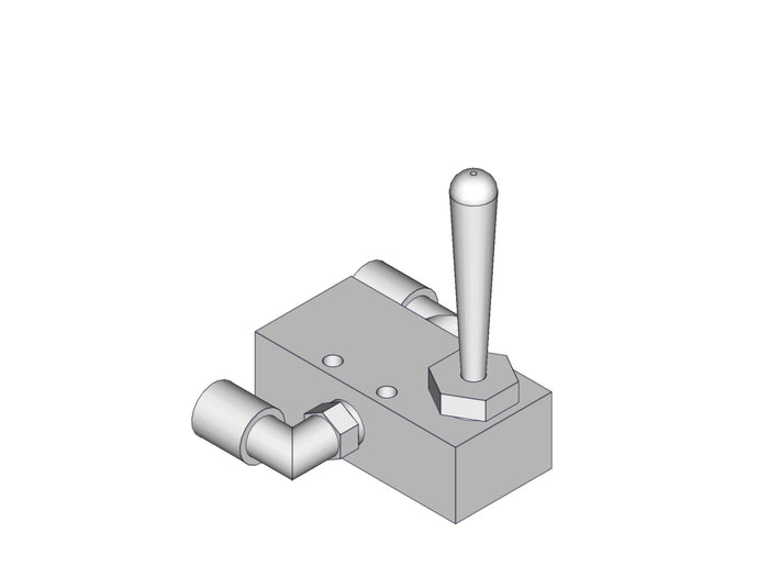 Lockvalve f/pistonplate 2-pos.