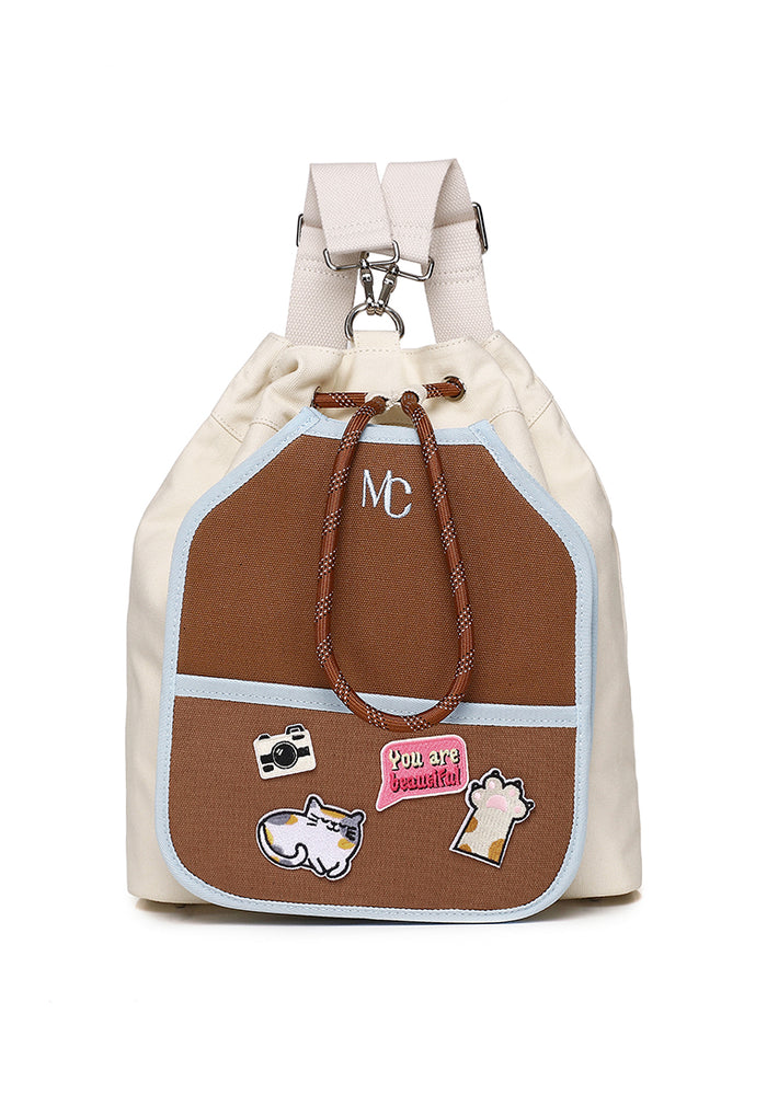 Loopa PlayShift Pickleball Bag ¨C Bucket Style Paddle Bag (Brown)