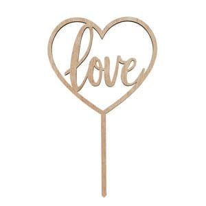 Patisserie Valerie's handmade "Love" Cake topper cake delivery
