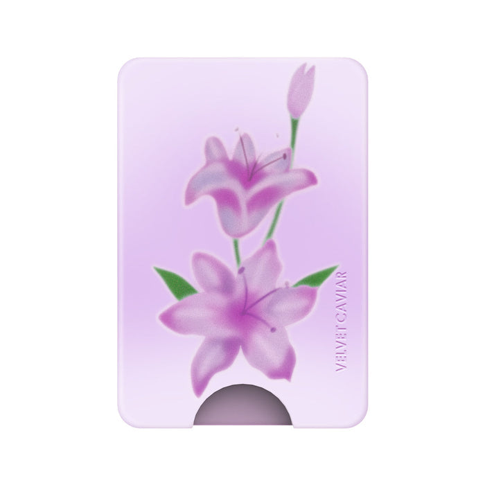 Love Spell Lily Floral MagSafe Wallet – Magnetic Card Holder for iPhone