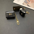 Airpods 1/2 / Black crocodile paettern