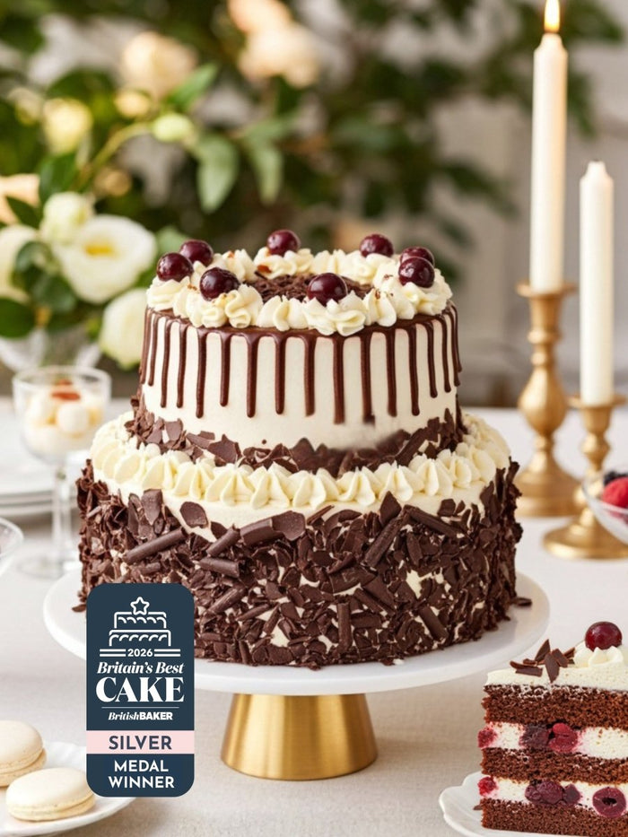 Luxury Black Forest Gateau with Kirsch – Centenary Edition Celebration Cake - Patisserie Valerie