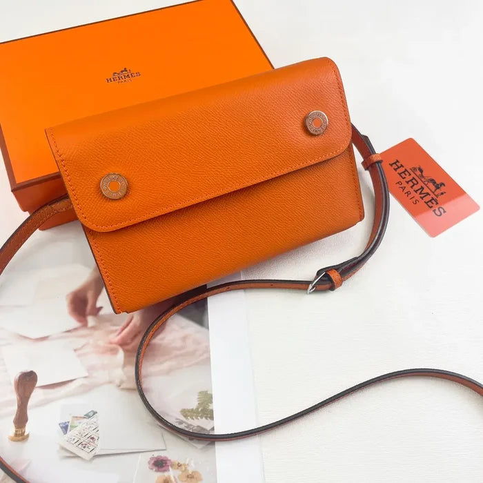 Luxury Crossbody Snap Bag