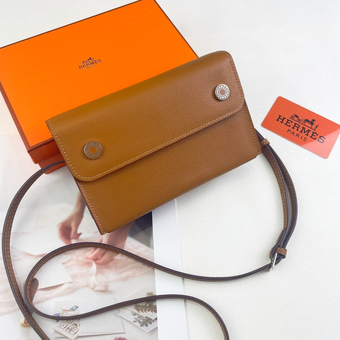 Luxury Crossbody Snap Bag