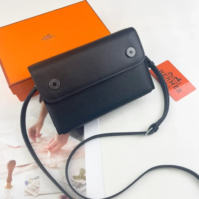 Luxury Crossbody Snap Bag