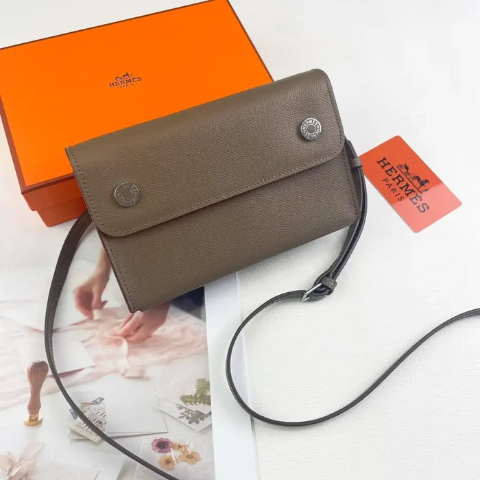 Luxury Crossbody Snap Bag