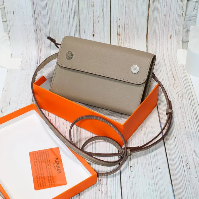 Luxury Crossbody Snap Bag