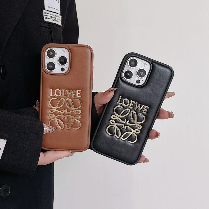 Luxury Designer Embossed Phone Case