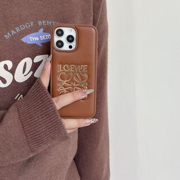 Luxury Designer Embossed Phone Case