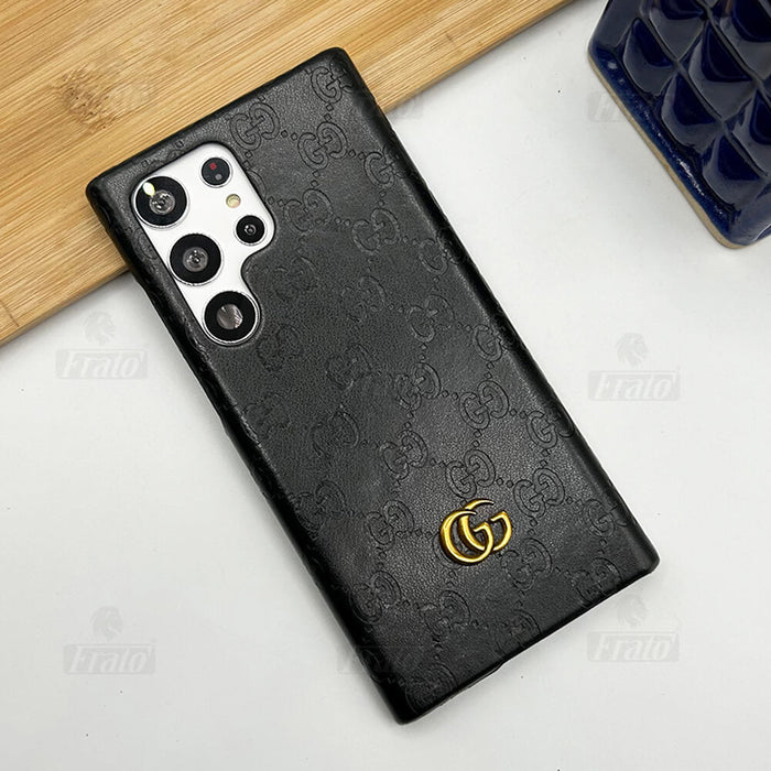 Luxury Fashion Brand Leather Case For Samsung Galaxy