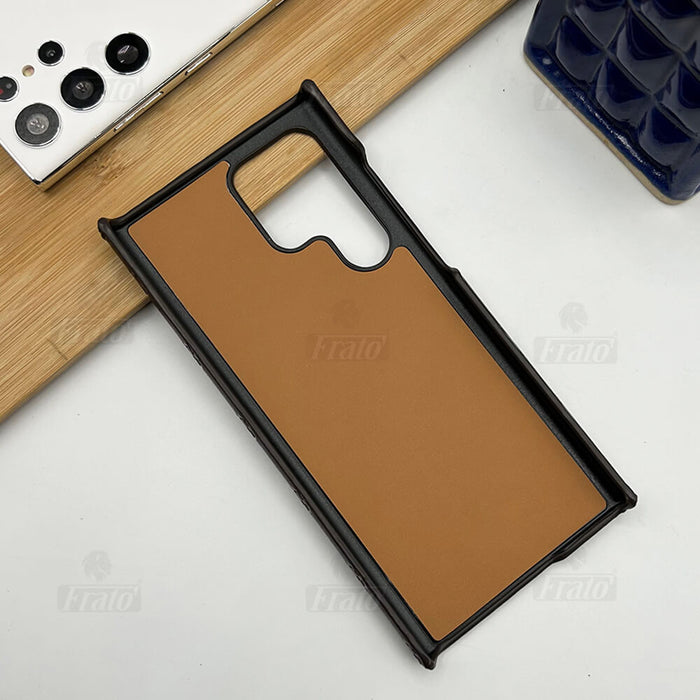 Luxury Fashion Brand Leather Case For Samsung Galaxy