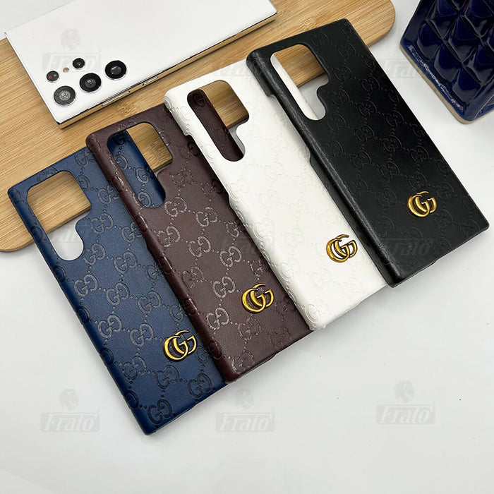 Luxury Fashion Brand Leather Case For Samsung Galaxy