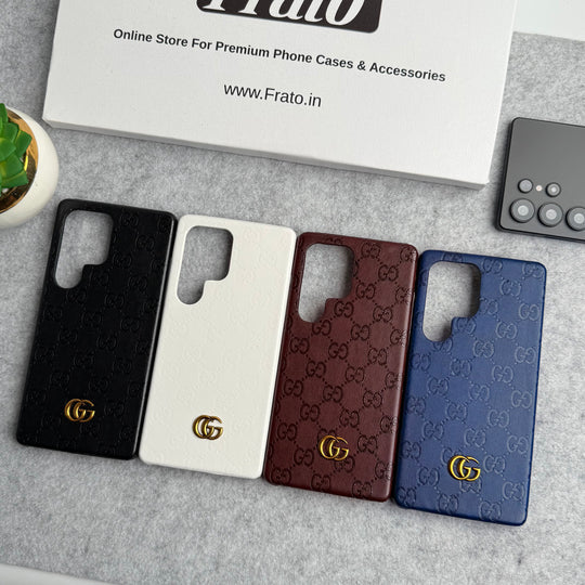Luxury Fashion Brand Leather Case For Samsung Galaxy